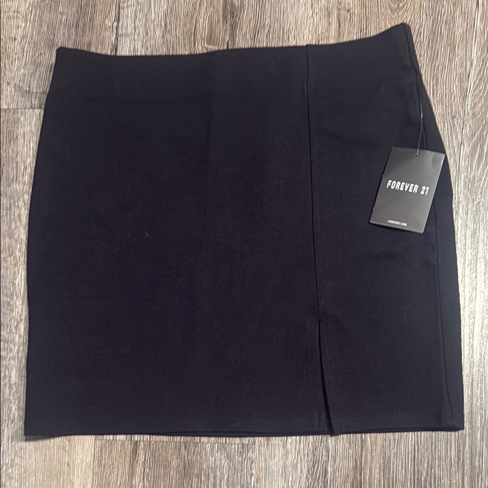Forever 21 Blue Mini Pencil Skirt with Slit